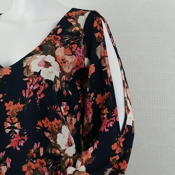 Lulu's Shifting Dears Navy Blue Floral Print Dress - Picture 6 of 15